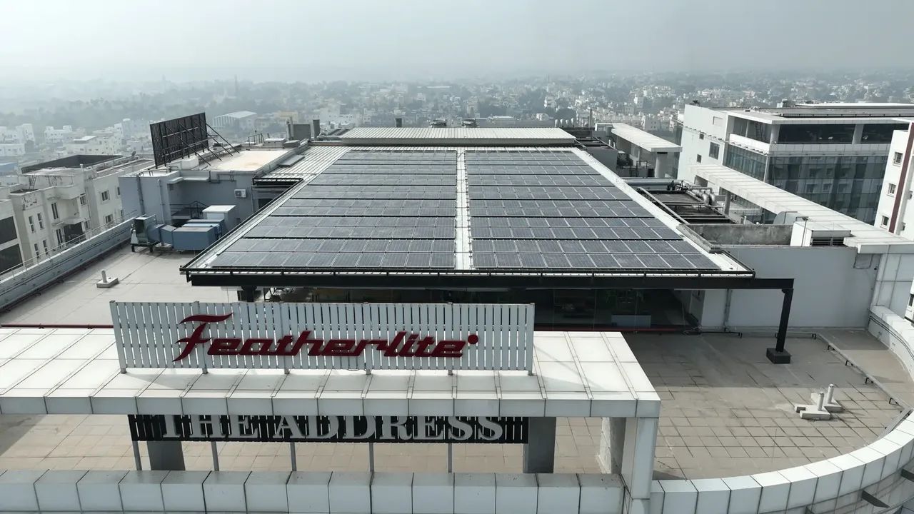Daystar Solar installation at Featherlite The Address